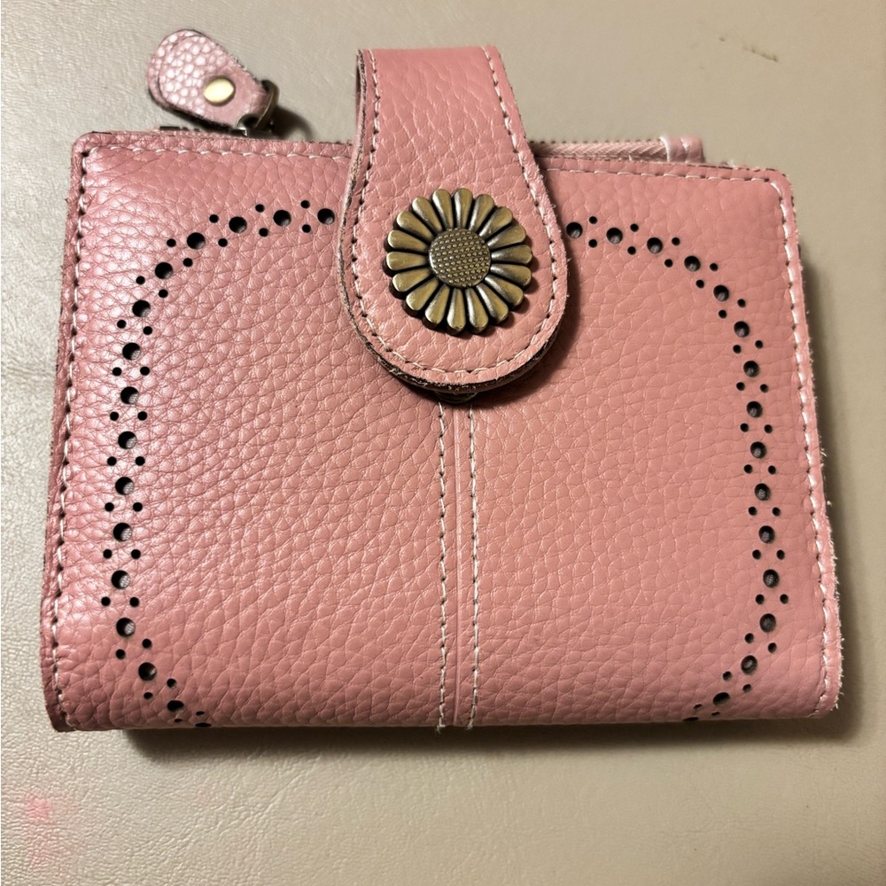 Pink Leather Women's Wallet
